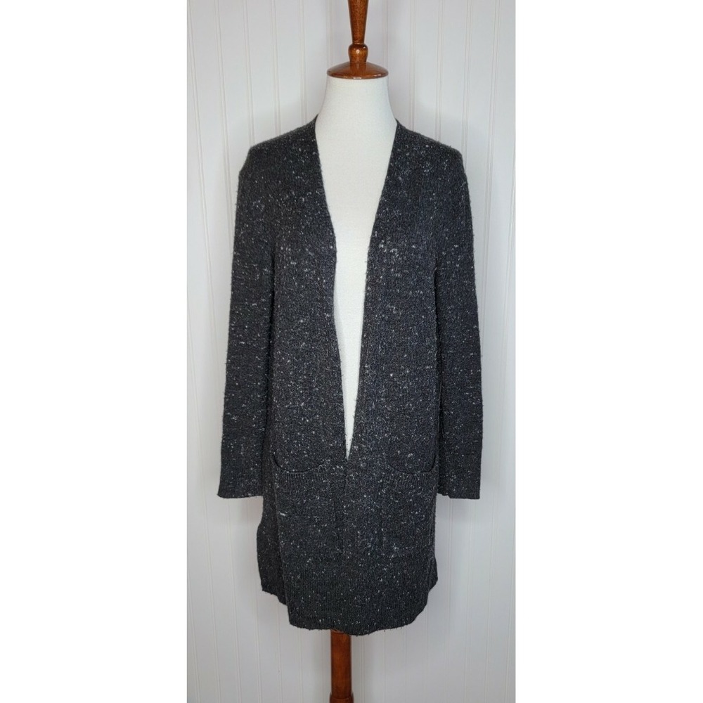 Madewell Open Front Long Cardigan Sweater Women's Size Small Wool Blend